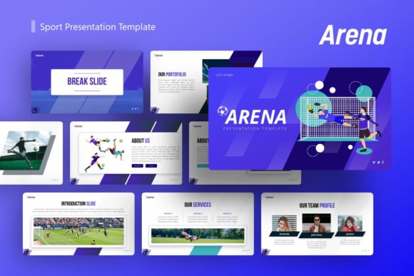 Arena Sport Presentation Template: Integrating Dynamic Design into Professional Workflows