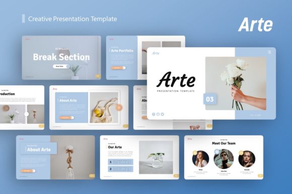 Arte Creative Presentation Template: A Practical Tool for Modern Visual Storytelling