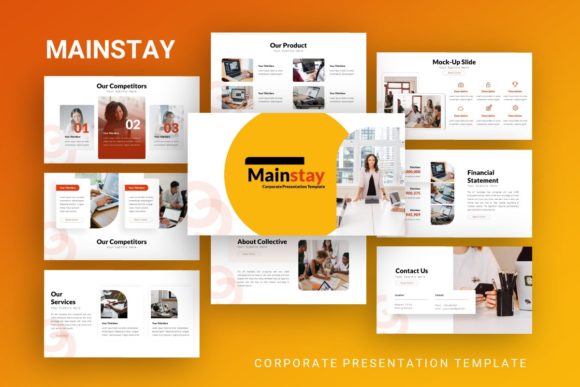 Elevating Business Communication with the Mainstay Presentation Template
