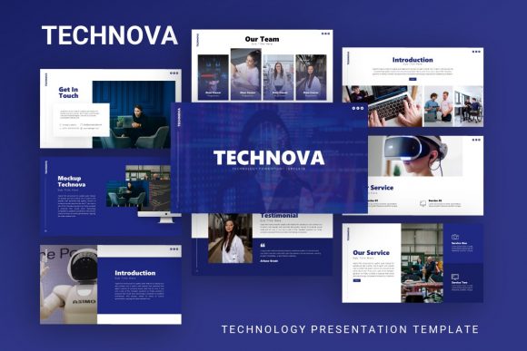 Elevating Visual Communication: How Presentation Template - Technova Meets Modern Business Needs