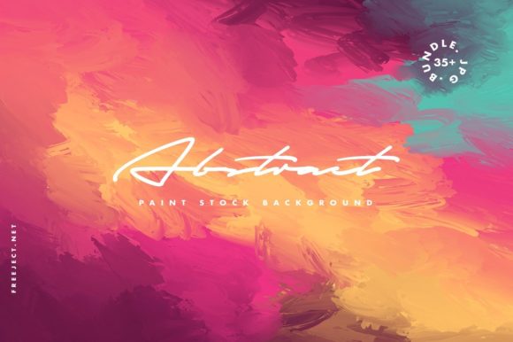 Elevating Visual Communication with the 35 Abstract Paint Background Bundle