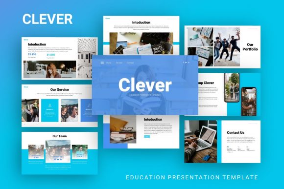 Elevating Visual Communication with the Clever Education Presentation Template