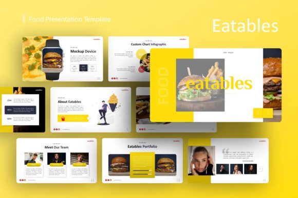 Elevating Visual Storytelling with the Eatables Food Presentation Template
