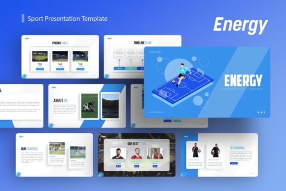 Energy Sport Presentation Template: A Versatile Design Asset for Modern Business