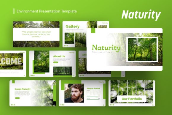 Naturity Presentation Template: Organic Design for Modern Brands