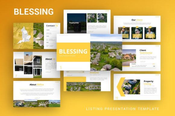 Presentation Template - Blessing: A Versatile Solution for Professional Storytelling