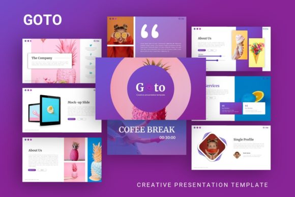 Presentation Template - Goto: Elevating Visual Storytelling for Modern Professionals
