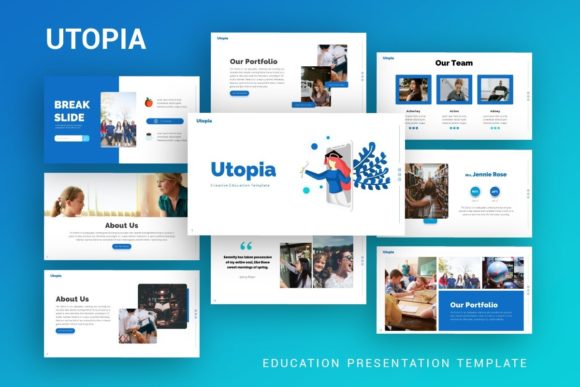 Presentation Template - Utopia: Strategic Communication for Modern Professionals