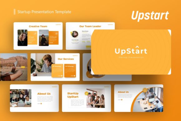 Upstart - Startup Presentation Template: A Strategic Asset for Professional Communication